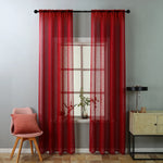 Rideau rouge - Vignette | UniversRideaux