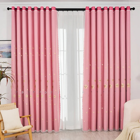 Rideau chambre bébé fille