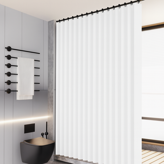 Rideau de douche en lin