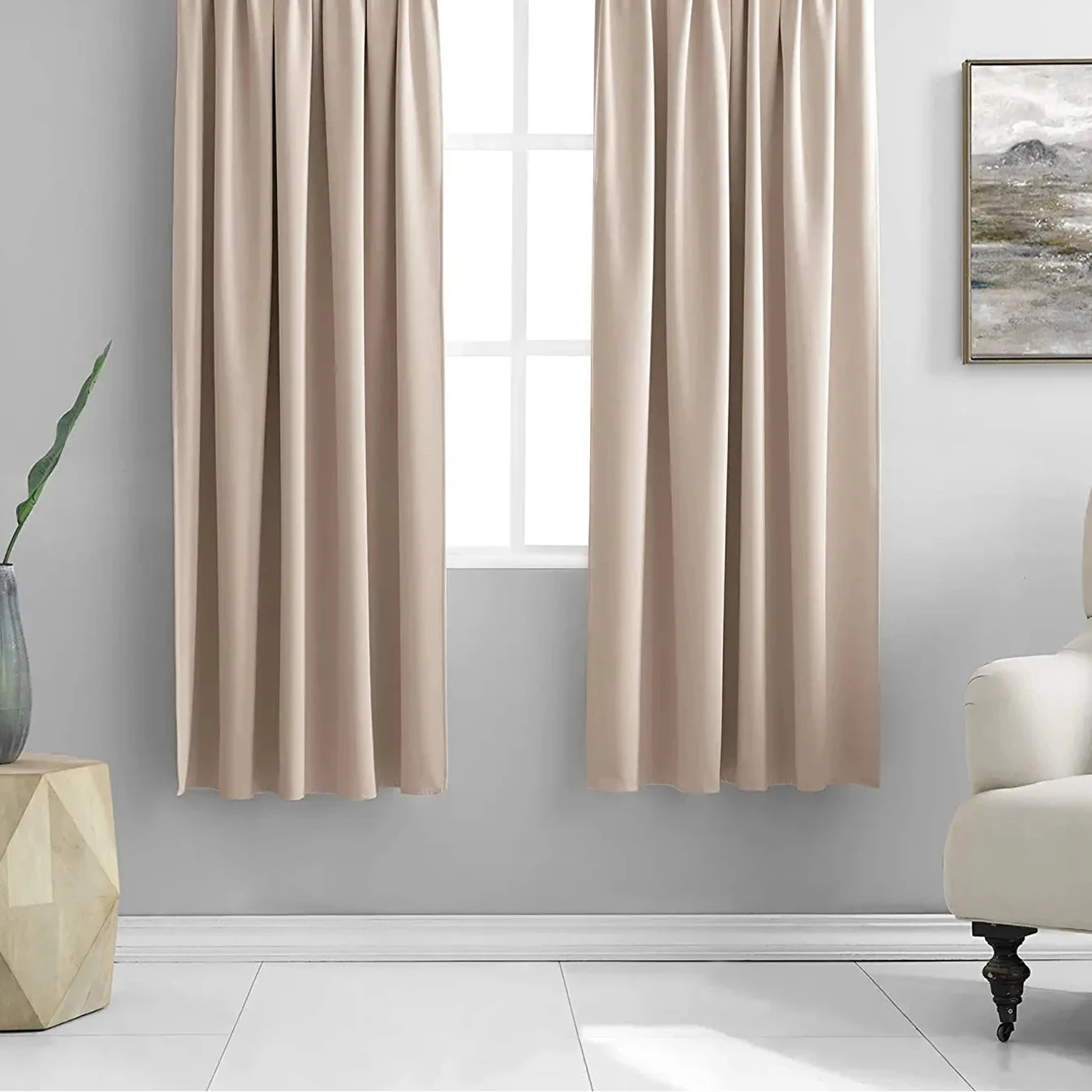 Rideau galon fronceur