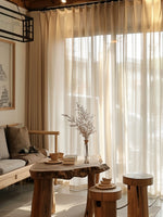 Rideau lin beige - Vignette | UniversRideaux