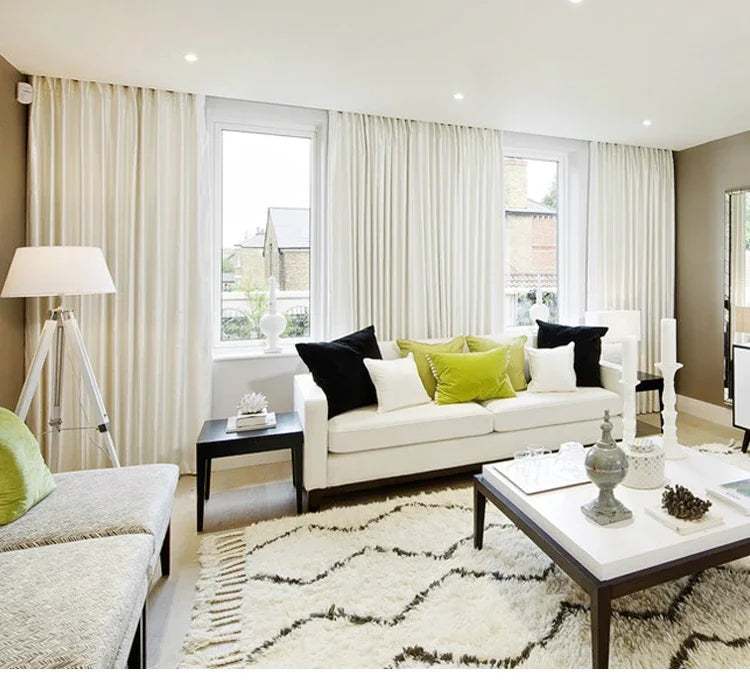 Rideaux thermiques blanc